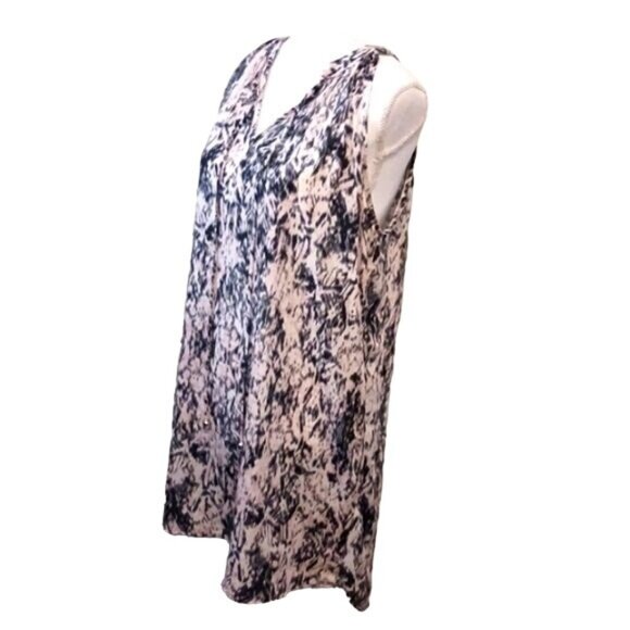 Mary‎ & Mabel High-Low Sleeveless Shift Dress Grey/Pink/White Size M - Picture 3 of 12